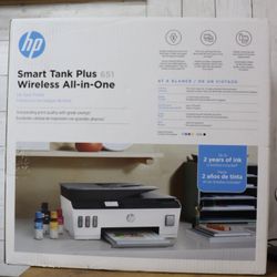 HP Smart Tank 651 Wireless All-In-One Color Refillable Supertank Printer, Scanner, Copier (7XV38A)