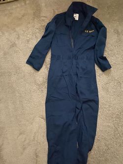 Blue coveralls