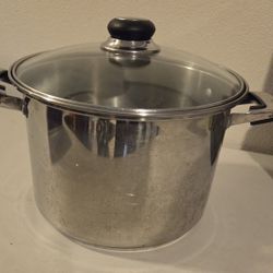 6 Quart Stainless Steel Pot With Lid