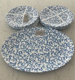 Tommy Bahama Melamine Plates Serving Platter