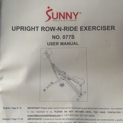 Upright Row N Ride Exerciser 