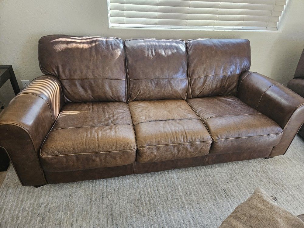 Italian Leather Couches