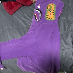 Purple Camo Bape Hoodie