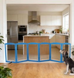 New 6 Panel Dog Pet Gate 24"H by 120"W