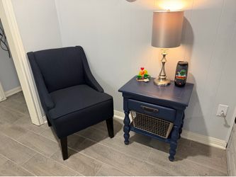 Set of 2 Navy Blue decor chairs