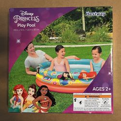 Disney Princess Play Pool Bestway 48 in x 12 in - 53 Gal. - (contact info removed)16 - NEW