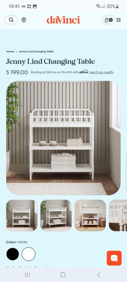 Jenny Lind Changing Table $100