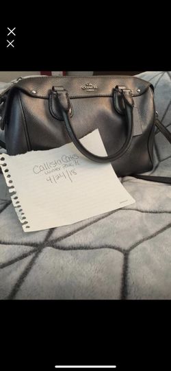 Coach mini Bennett In gunmetal