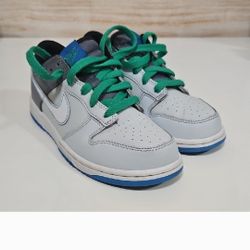 Nike Dunk Low Pure Platinum Cool Blue Kids 3Y