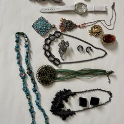 Jewelry - Earrings, Watches, Necklace, Brooches  