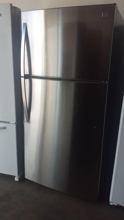 Kenmore Top Mount Stainless Steel Refrigerator Fridge
