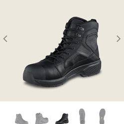 SIZE 9.5 RED WING THE EXOS LITE WATERPROOF LEATHER SAFETY TOE BOOTS BRAND NEW