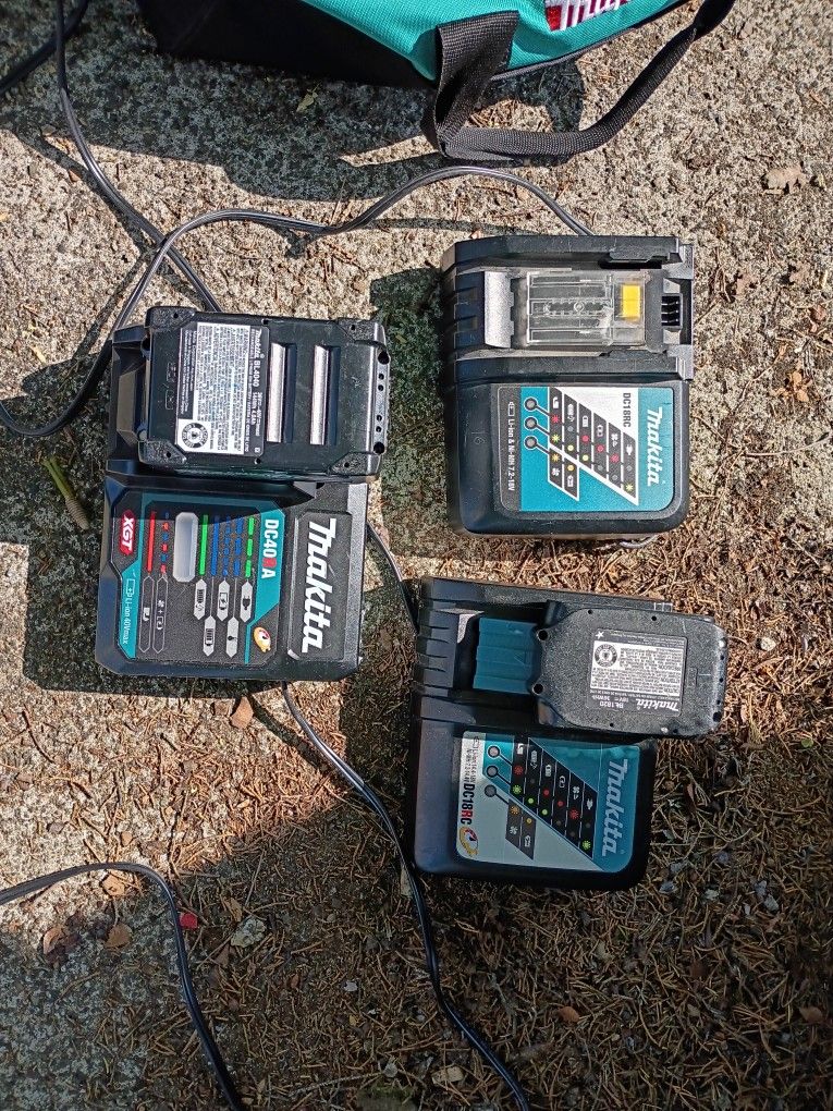 Makita Chargers 18/40 V