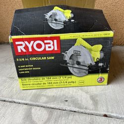$60- Ryobi  7 1/4” Circular Saw