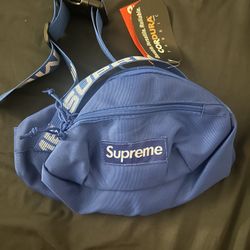 Blue Supreme Waist Bag (New) Tags Still On 