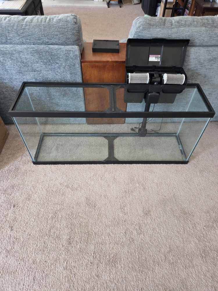 55 Gallon Fish Tank Aquarium With Filter