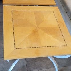 2 Wood End Tables For 20