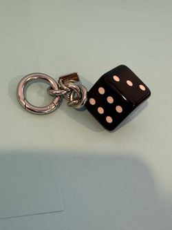 Coach Dice Bag Charm Keychain
