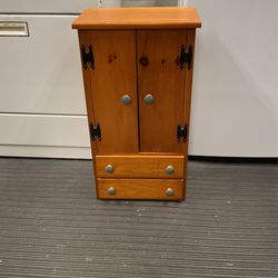 Cabinet For Dolls Great Gift Like New
