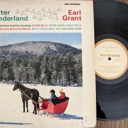 Winter Wonderland By Earl Grant 33 LP MCA-15001 (MCA236) Christmas Music, Vinyl Record 12" 7-10046