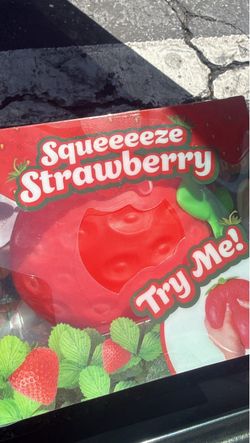Squeeeeeze Strawberry Squeeze Toy