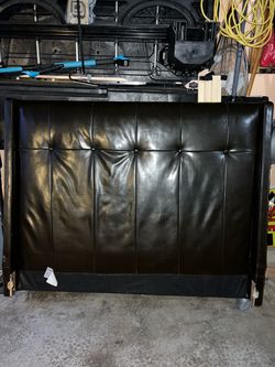 Queen Bed Frame from Crate & Barrel