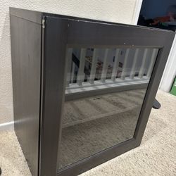 IKEA Besta Single Shelf Unit With Glass Door