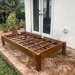 Teak Twin-size Bed - Hand Crafted