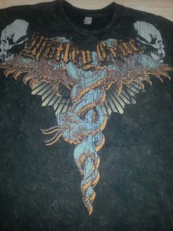 Motley Crue Dr Feel Good Mens Tee sz L