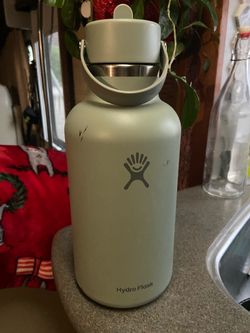 Two 64oz hydro flasks.