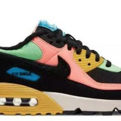 Nike Air Max 90 PRM Fur Lined Sneakers Colorful Women 7.5 Or Men 6