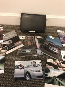 BMW 5 Series Owner's Manual Set with Case