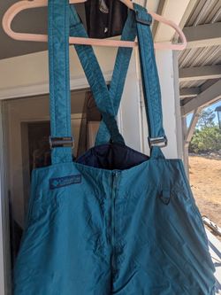 Columbia snowboarding bib. Large