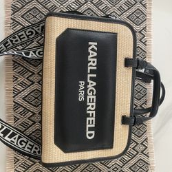 Karl Lagerfeld Maybelle Satchel Purse/bag 