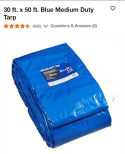 NEW SEALED EVEBILT MEDIUM DUTY TARP 39FT X 50FT