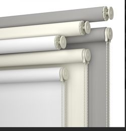 Hidpriva White Roller Shade 33" W x 75 H