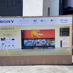65XR50 65” Sony smart 4k mini led TV 