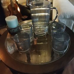 Brand New Pitcher and Four Tumblers