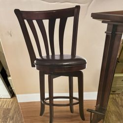 Whitman 30 inch Bar Stool walnut finish brand New in box 