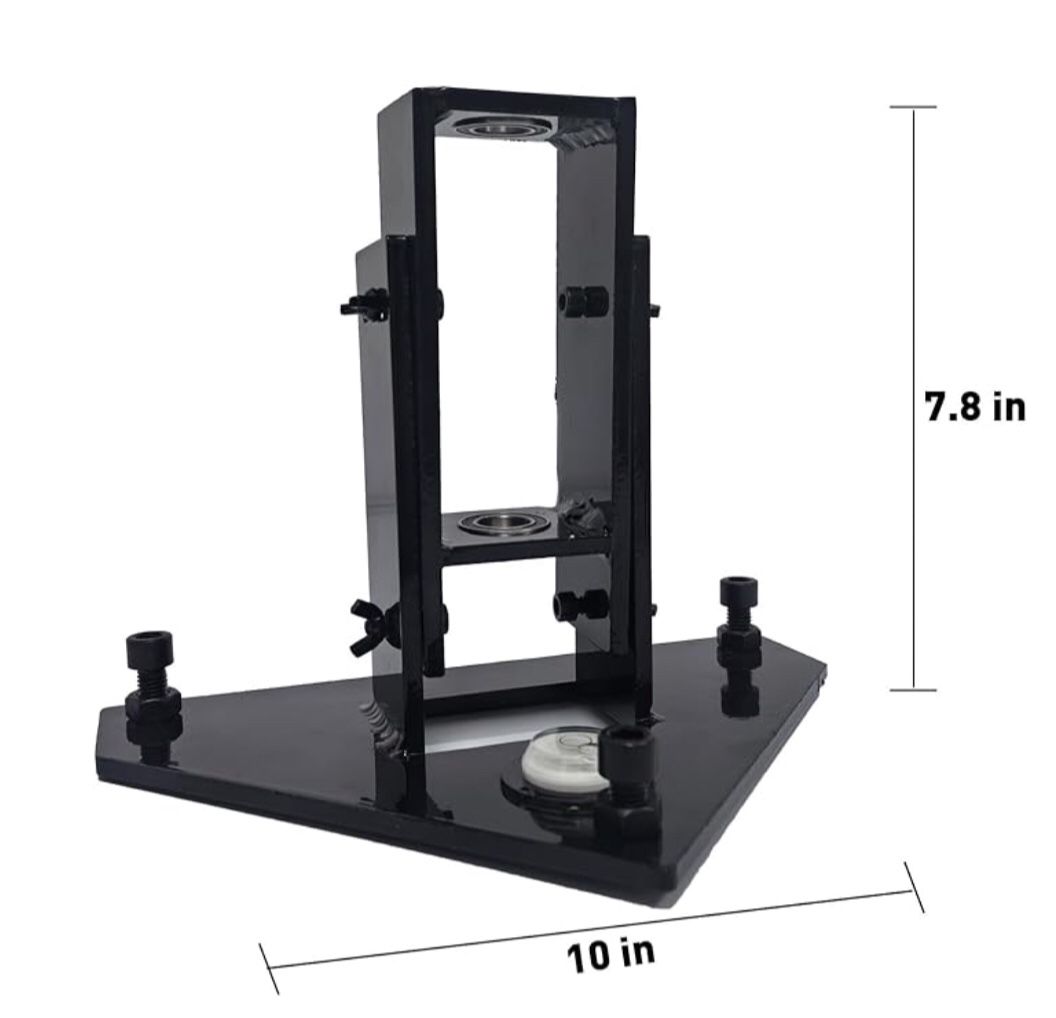 Pool Fence Drill Guide with Bubble Level