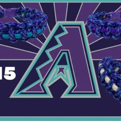 Hand-Made D-Backs Paracord Bracelets