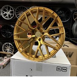 Aodhan 18 inch Gold Rim 5x100 5x114 5x120 (only 50 down payment / no credit check )