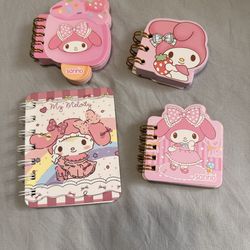 Adorable My Melody notebook bundle