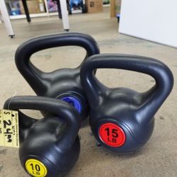 BalanceFrom Wide Grip Kettlebell Set – 10lb , 15lb , 20lb