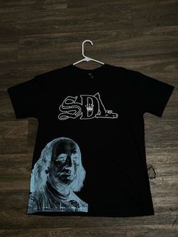 SDL shirt blue and white size L