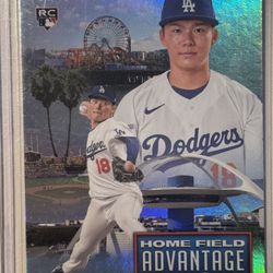 2024 Topps Home Field Advantage Rookie Yoshinobu Yamamoto
