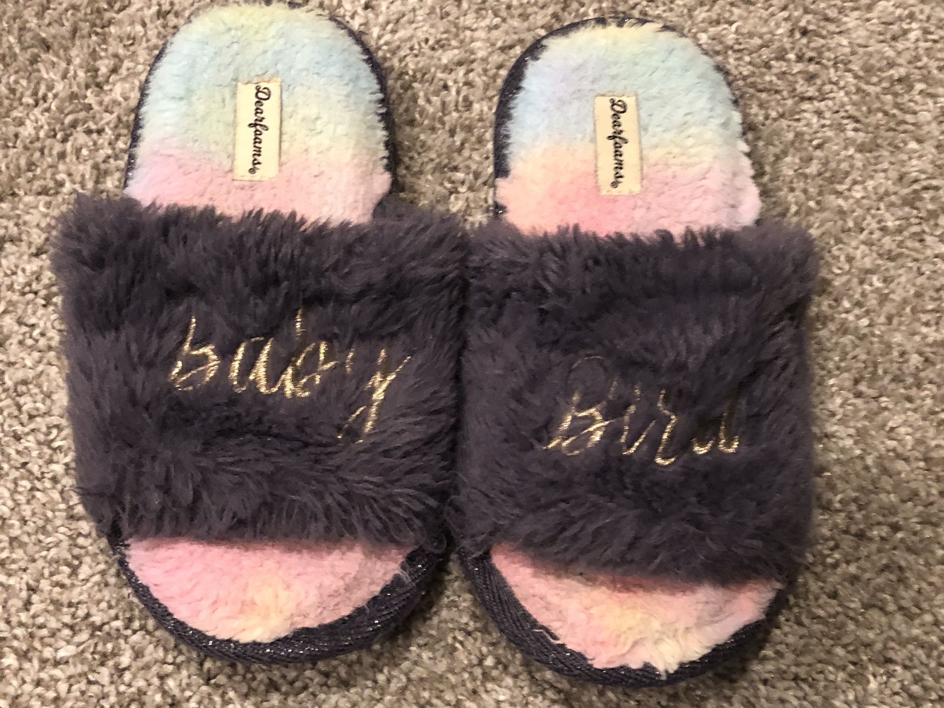 Dearfoams Kid’s Slippers Size 13-1