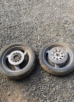 Katana street bike wheels and tires