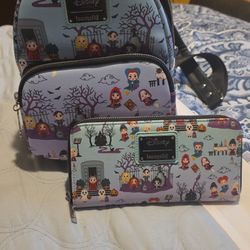 Loungefly Hocus Pocus Backpack And Wallet
