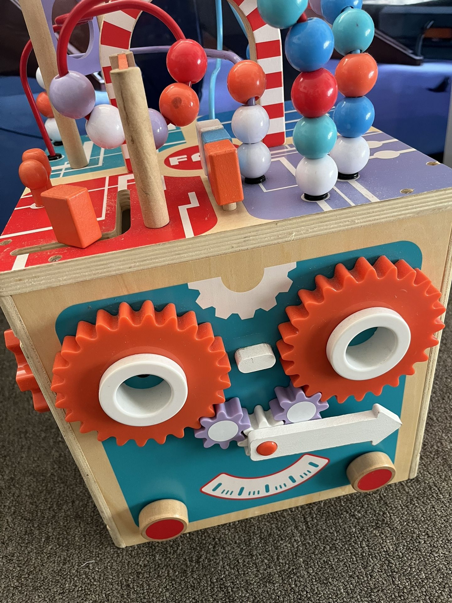 Activity Wooden Cube